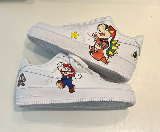 custom made airforce 1 - super mario. - The Truth Graphics