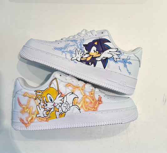Custom made Airforce 1 - Sonic - The Truth Graphics