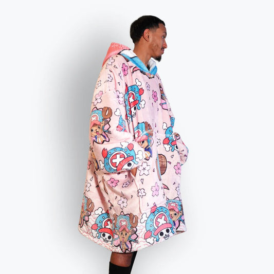 Chopper one Piece one size fit all Blanket Hoodie - OLMCOL
