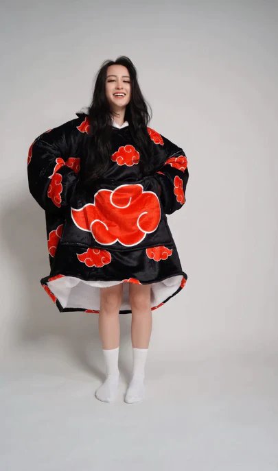 Naruto Akatsuki Snug Oversized Blanket Hoodie - OLMCOL