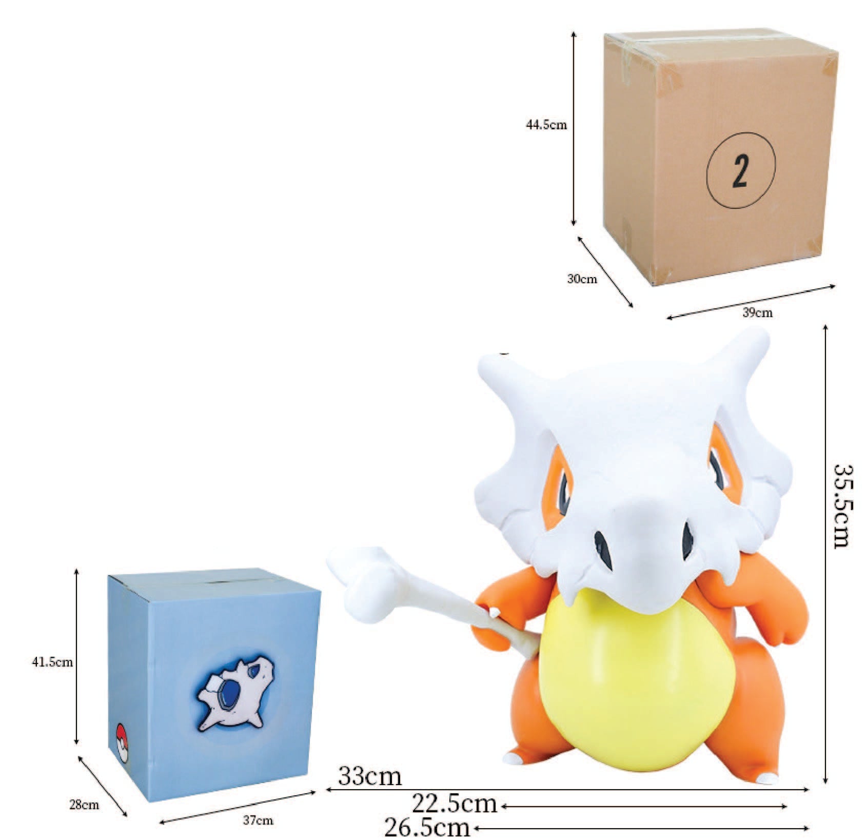 Pokemon Cubone's figure - real life size - The Truth Graphics