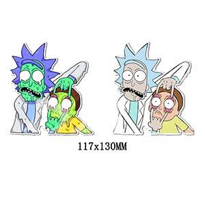 Rick and Morty Rick Sanchez 3D Lenticular Motion Sticker 117*130mm - The Truth Graphics