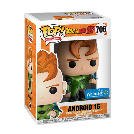 Funko Pop! Dragon Ball Z Android 16 Metallic (Walmart) 708