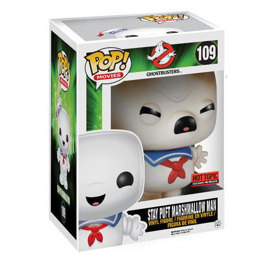 Funko Pop! Ghostbusters Stay Puft Marshmallow Man (Hot Topic Pre-Release) 109