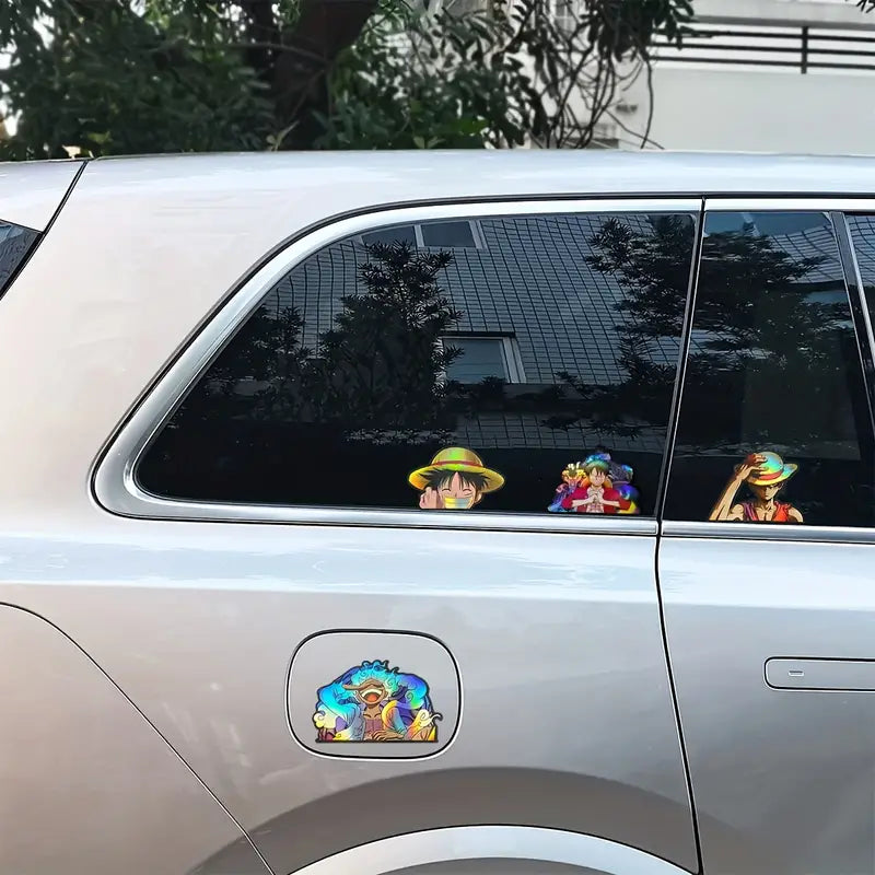 Sailor Moon - Embrace the Magic of the Moon Kingdom 3D Motion Image Change Car Sticker - Transform Your Drive with Cosmic Charm
