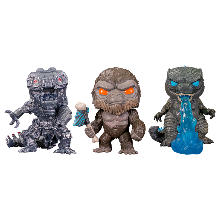 Funko Pop! Godzilla Mechagodzilla Kong 3 Pack (BAM) 3