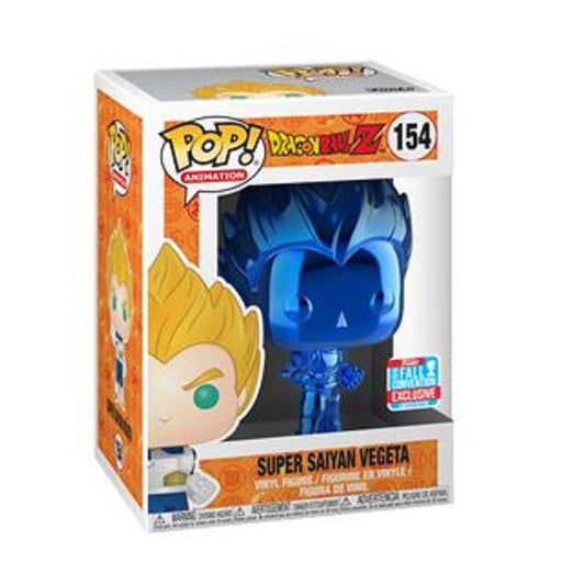 Funko Pop! Dragon Ball Z Super Saiyan Vegeta Blue Chrome (SDCC) 154