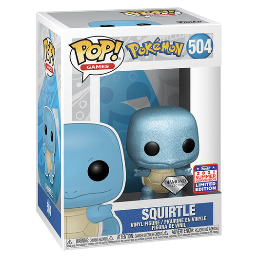 Funko Pop! Pokémon Squirtle Diamond (Funkon) 504