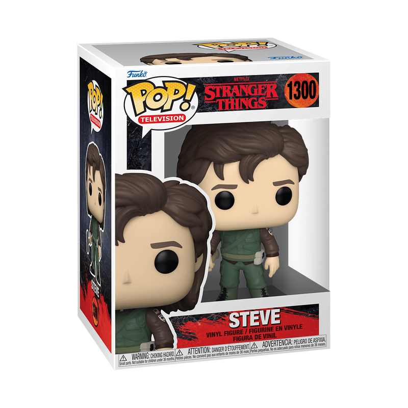 FUNKO POP! TELEVISION: Stranger Things Season 4 - Steve in Hunter Outfit 1300