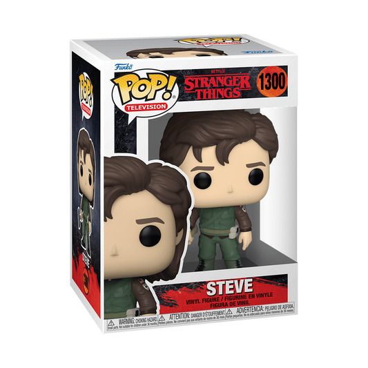 FUNKO POP! TELEVISION: Stranger Things Season 4 - Steve in Hunter Outfit 1300