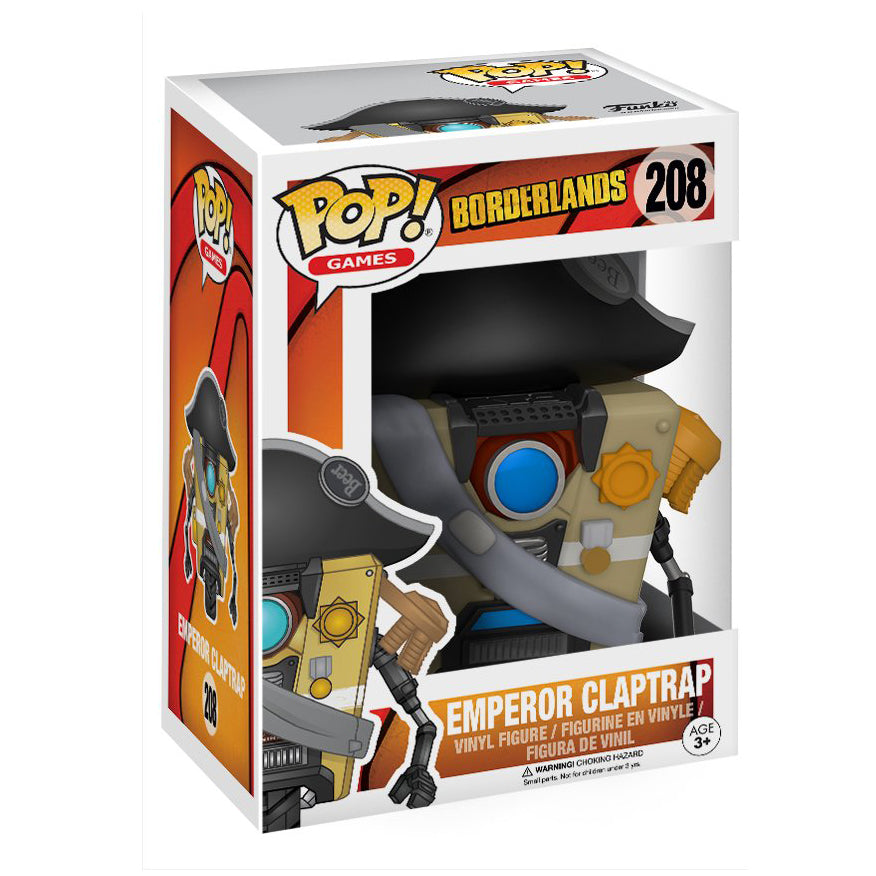 Funko Pop! Borderlands Emperor Claptrap 208