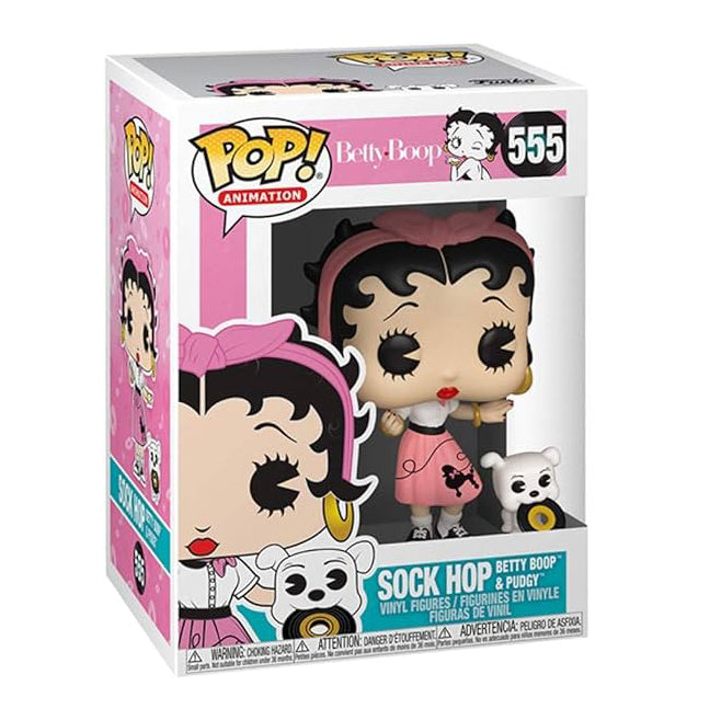 Funko Pop! Sock Hop Betty Boop & Pudgy 555