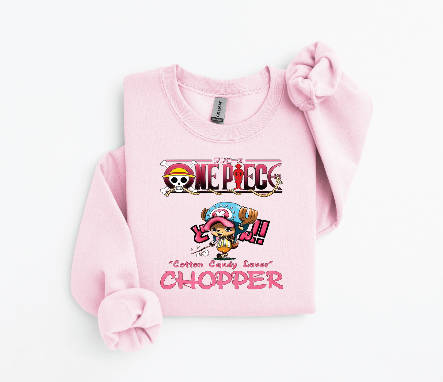 Chopper "Cotton Candy Lover" Sweater  One Piece show | Gildan 18500 | Kids &; Adult Sizes | DTF Print