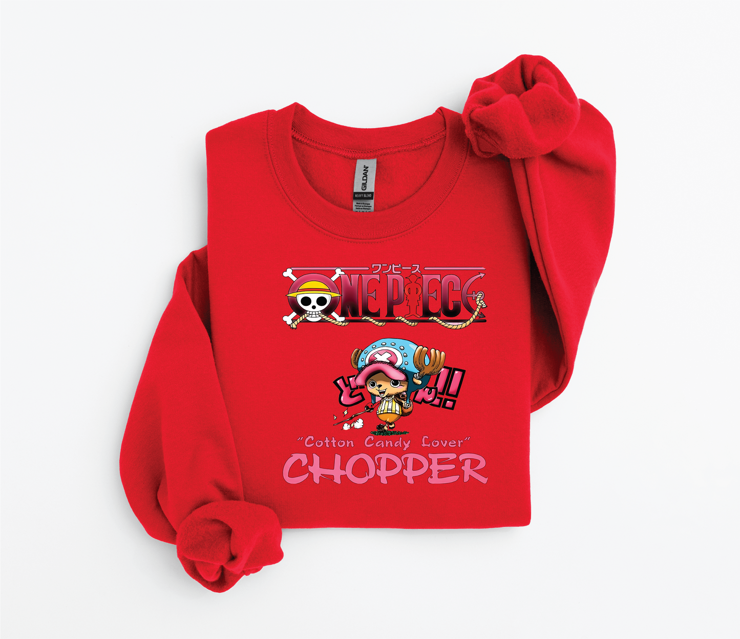 Chopper "Cotton Candy Lover" Sweater  One Piece show | Gildan 18500 | Kids &; Adult Sizes | DTF Print