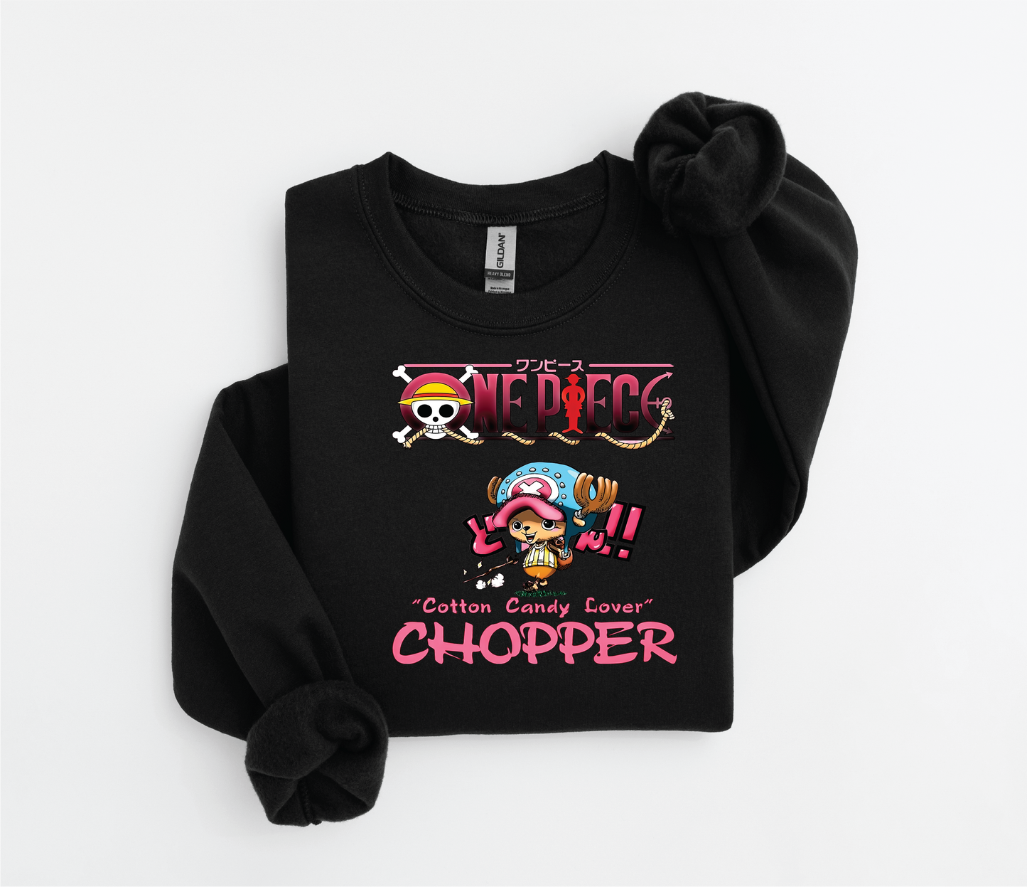 Chopper "Cotton Candy Lover" Sweater  One Piece show | Gildan 18500 | Kids &; Adult Sizes | DTF Print