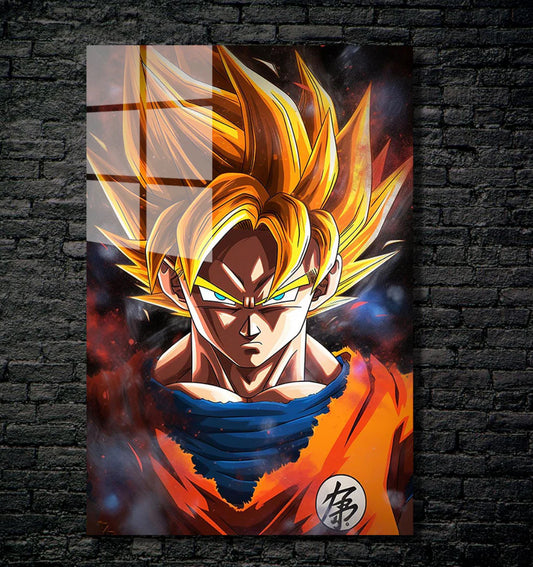 ,dragon bal , Anime Metal Poster - 1mm Thick, 12x16 Inch, Glossy Shine