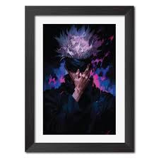 Jujutsu kaisen Saturo gojo 1 metal poster