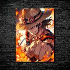 One piece monkey d luffy 1 metal poster