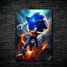 Sonic metal poster