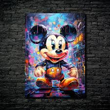 Mickey Mouse metal poster