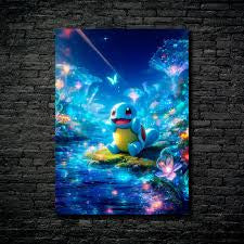 Squirtle metal poster