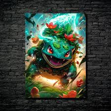 Bulbasaur metal poster