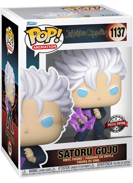 1137 satoru gojo funko pop (special edition)