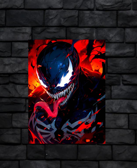 Venom,movie ,Metal Poster - 1mm Thick, 12x16 Inch, Glossy Shine