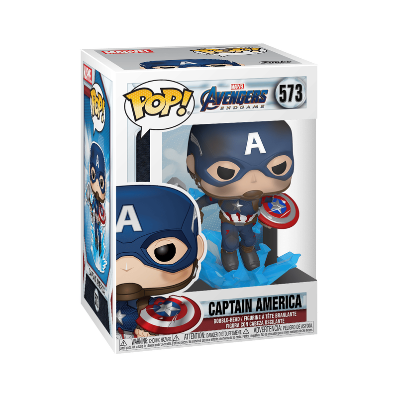 Funko Pop! Marvel - Captain America With Broken Shield & Mjoin 573