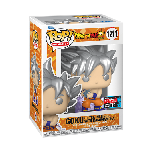 Funko Pop! Dragon Ball Super - Goku Ultra Instinct w/ Kamehameha (NYCC) 1211