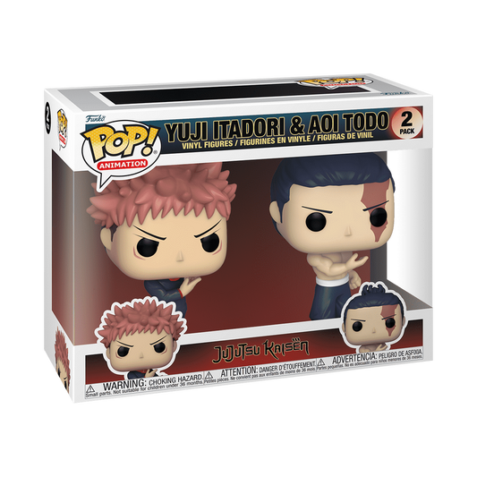 Funko Pop! Jujutsu Kaisen - Yuji Itadori and Aoi Todo 2-Pack