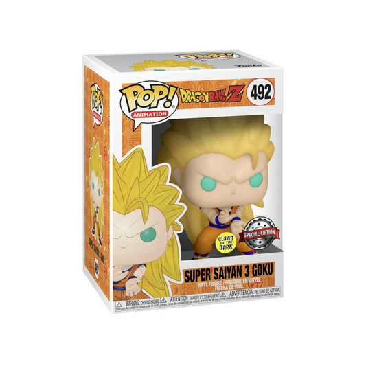 Funko Pop! Dragon Ball Z - Super Saiyan 3 Goku Glow (Special Edition) 492