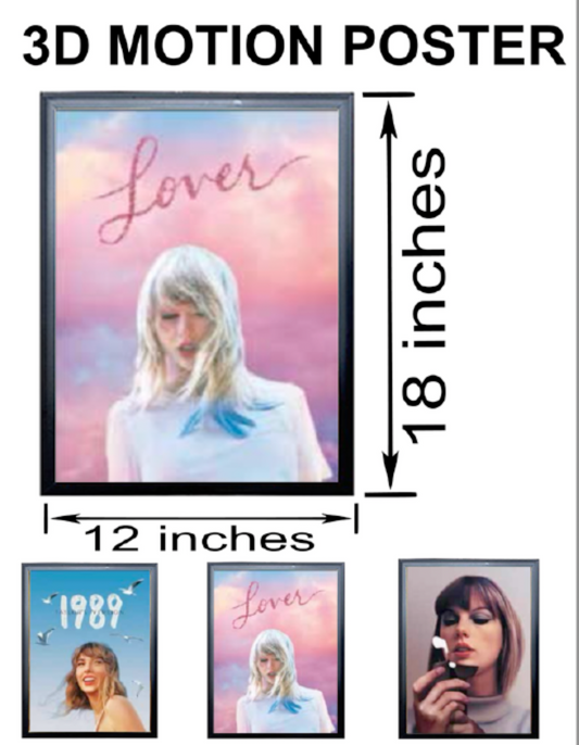 3D Holographic TAYLOR SWIFT: LOVER MIDNIGHTS & 1989