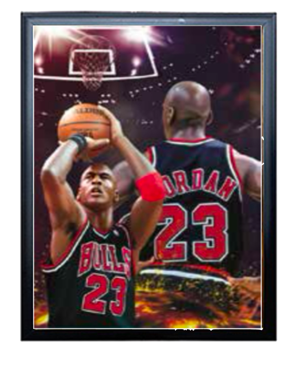 3D Holographic Poster Micheal Jordan