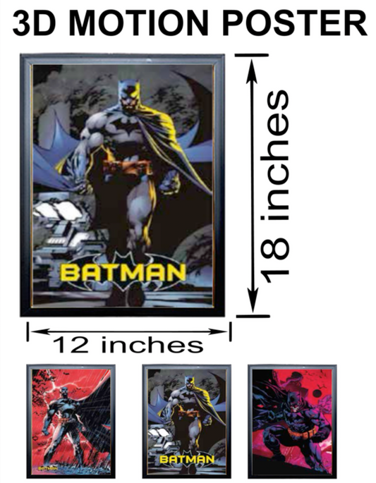 3D Holographic BATMAN POSTER