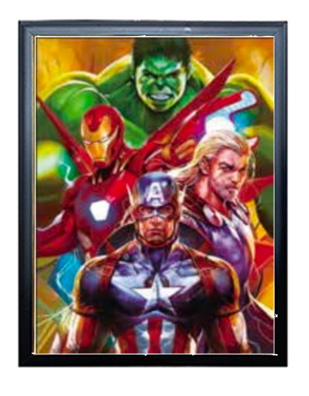 3D Holographic AVENGERS POSTER