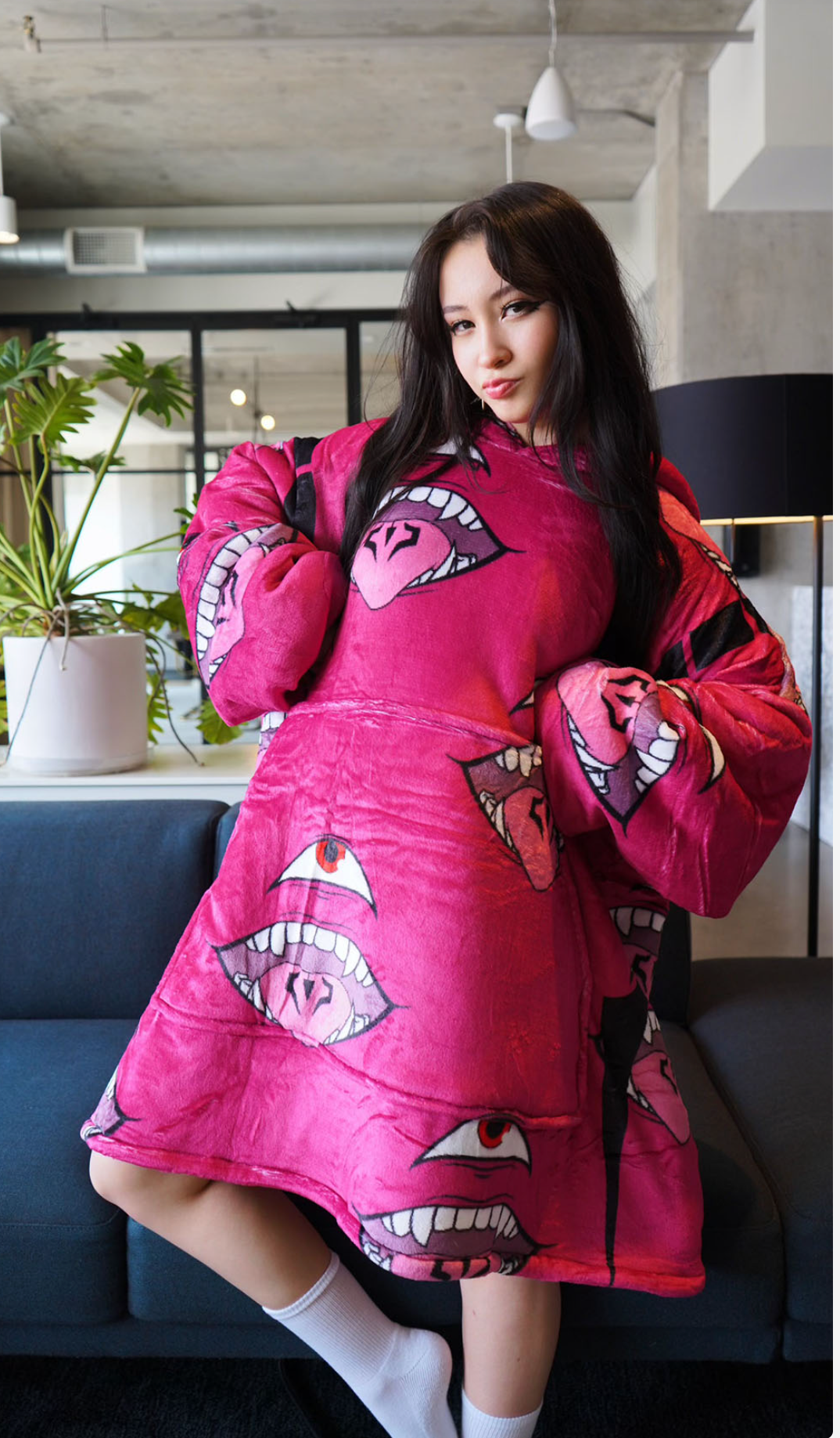 Ryomen Sukuna Jujutsu Kaisen Oversized Blanket Hoodie