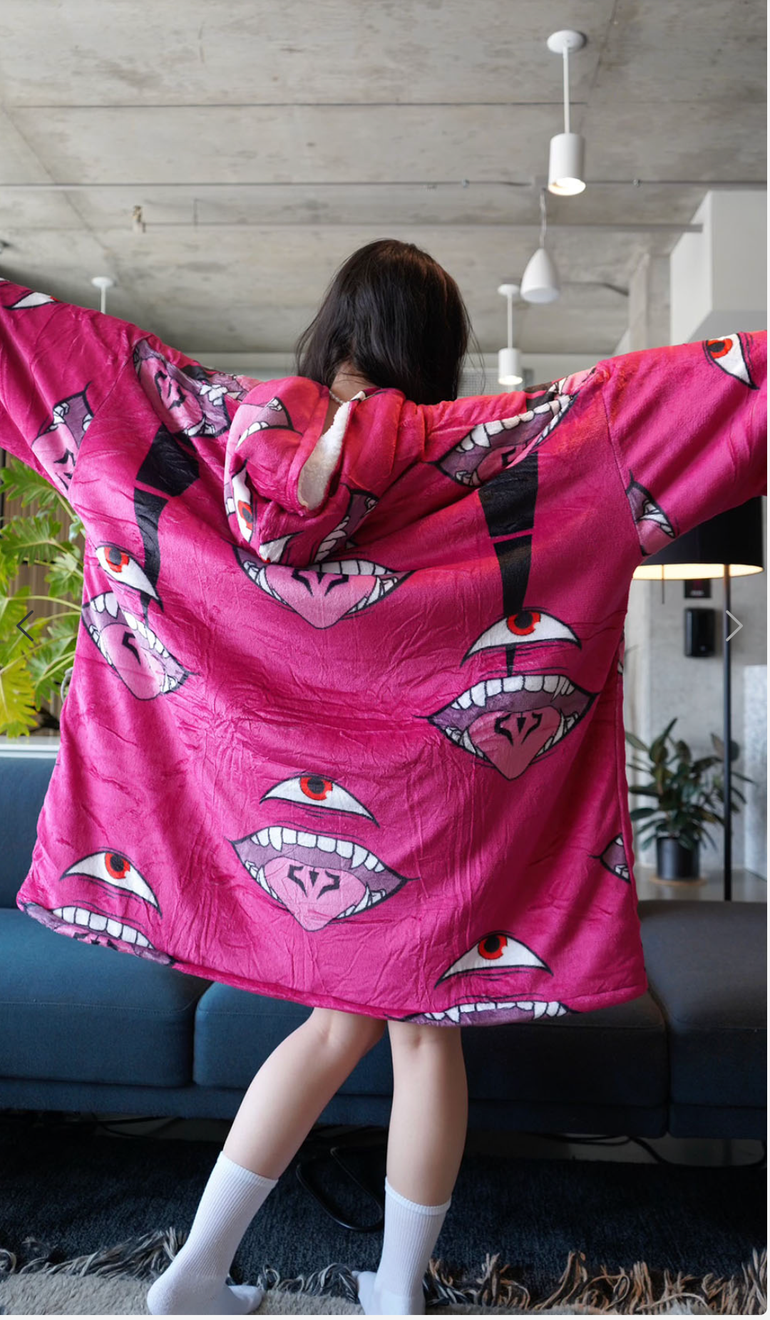 Ryomen Sukuna Jujutsu Kaisen Oversized Blanket Hoodie