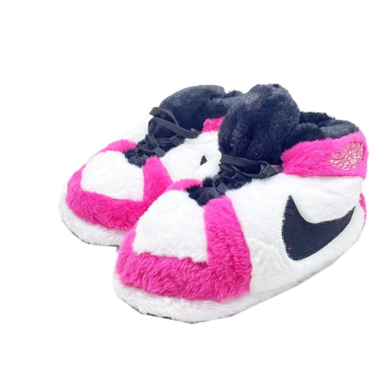 Sneaker slippers jordan 1 plushy pink