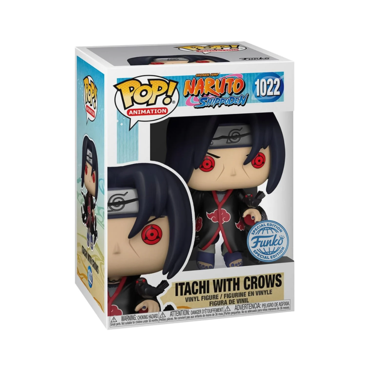 Funko Pop! Naruto Shippuden - Itachi With Crows (Special Edition) DMG 1022