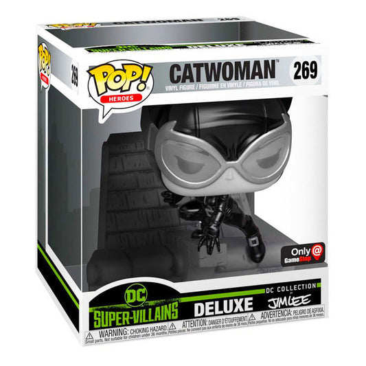 Funko Pop! DC Catwoman Deluxe Black/White (GameStop) 269