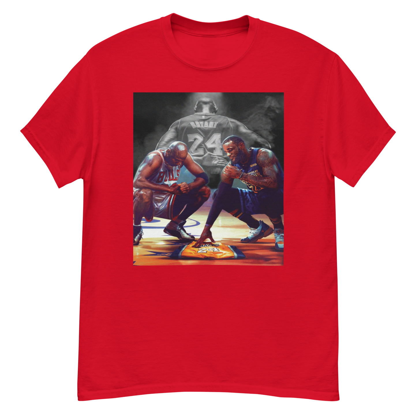 Michael Jordan & LeBron James Kneeling For Koby Bryant "T-shirt" - The Truth Graphics