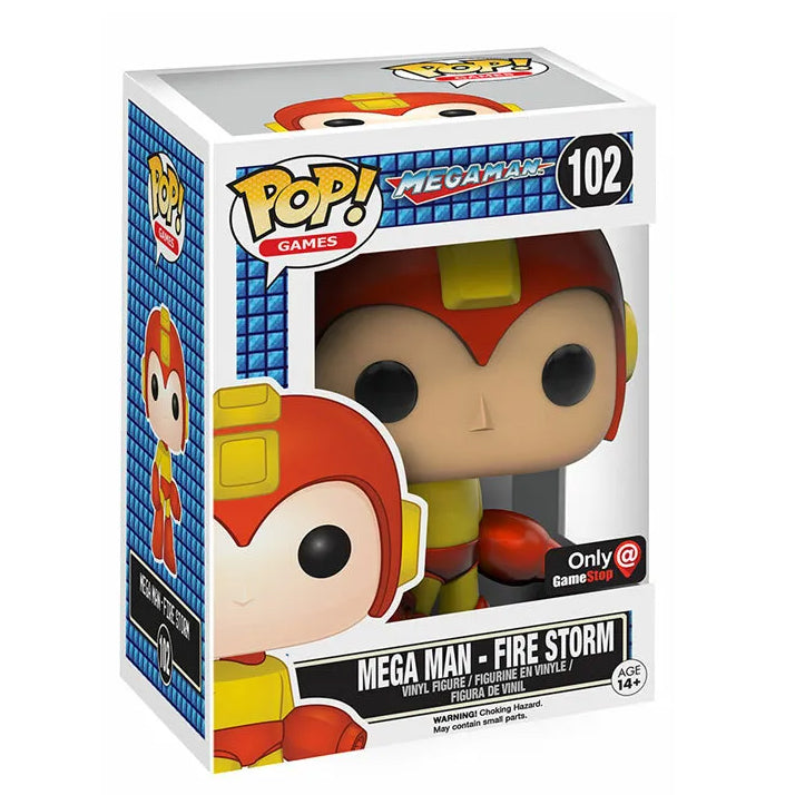 Funko Pop! Mega Man Fire Storm (Gamestop) 102