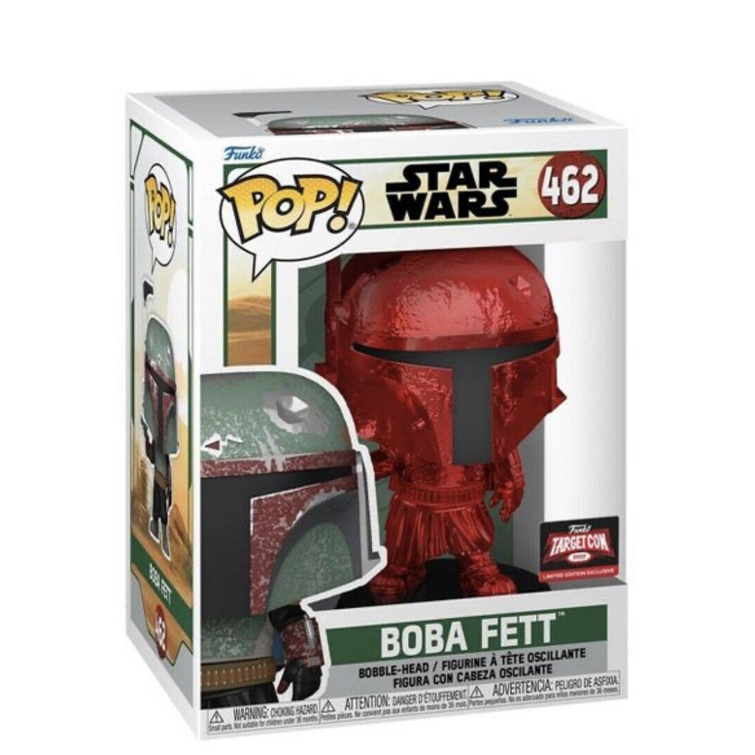 Funko Pop! Star Wars Boba Fett Red Chrome (TargetCon) 462