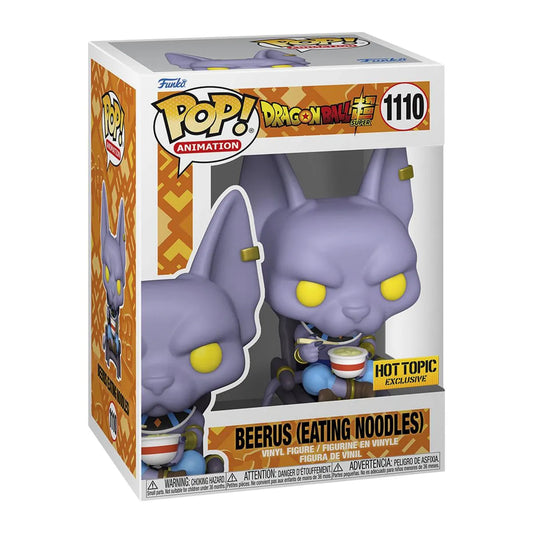 Funko Pop! Dragon Ball Super - Beerus Eating Noodles (Hot Topic) 1110