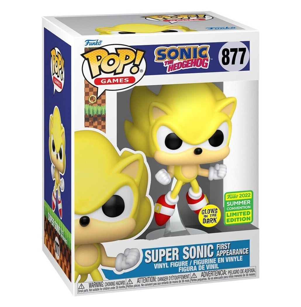 Funko Pop! Super Sonic First Appearance Glow (SDCC) 877