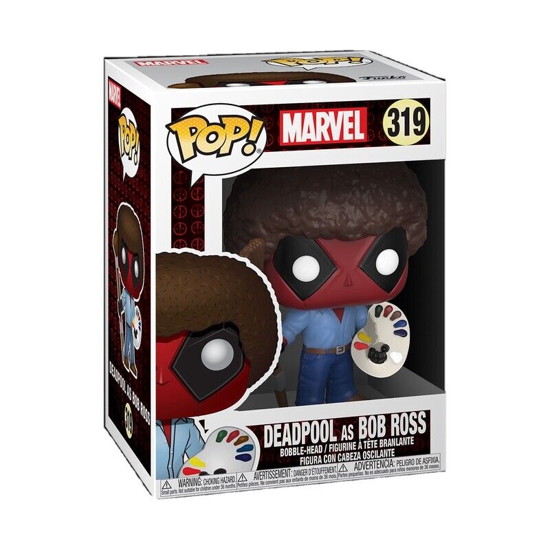 Funko Pop! Marvel Deadpool Deadpool As Bob Ross 319