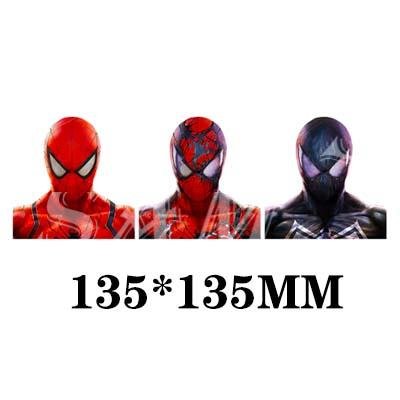 3D Anime Marvel Spider Man Demon Slayer Stickers 135*135mm - The Truth Graphics
