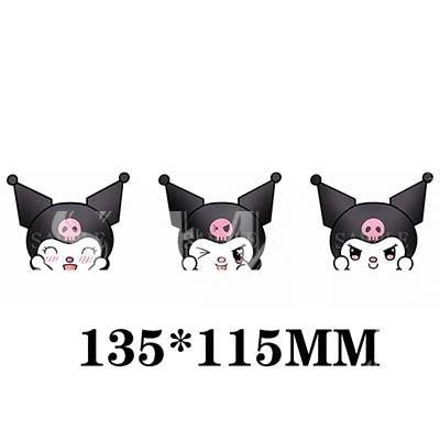 Anime Kawaii Sanrio Pokemong Melody Kuromi pikachu 3D sticker 135*115mm - The Truth Graphics