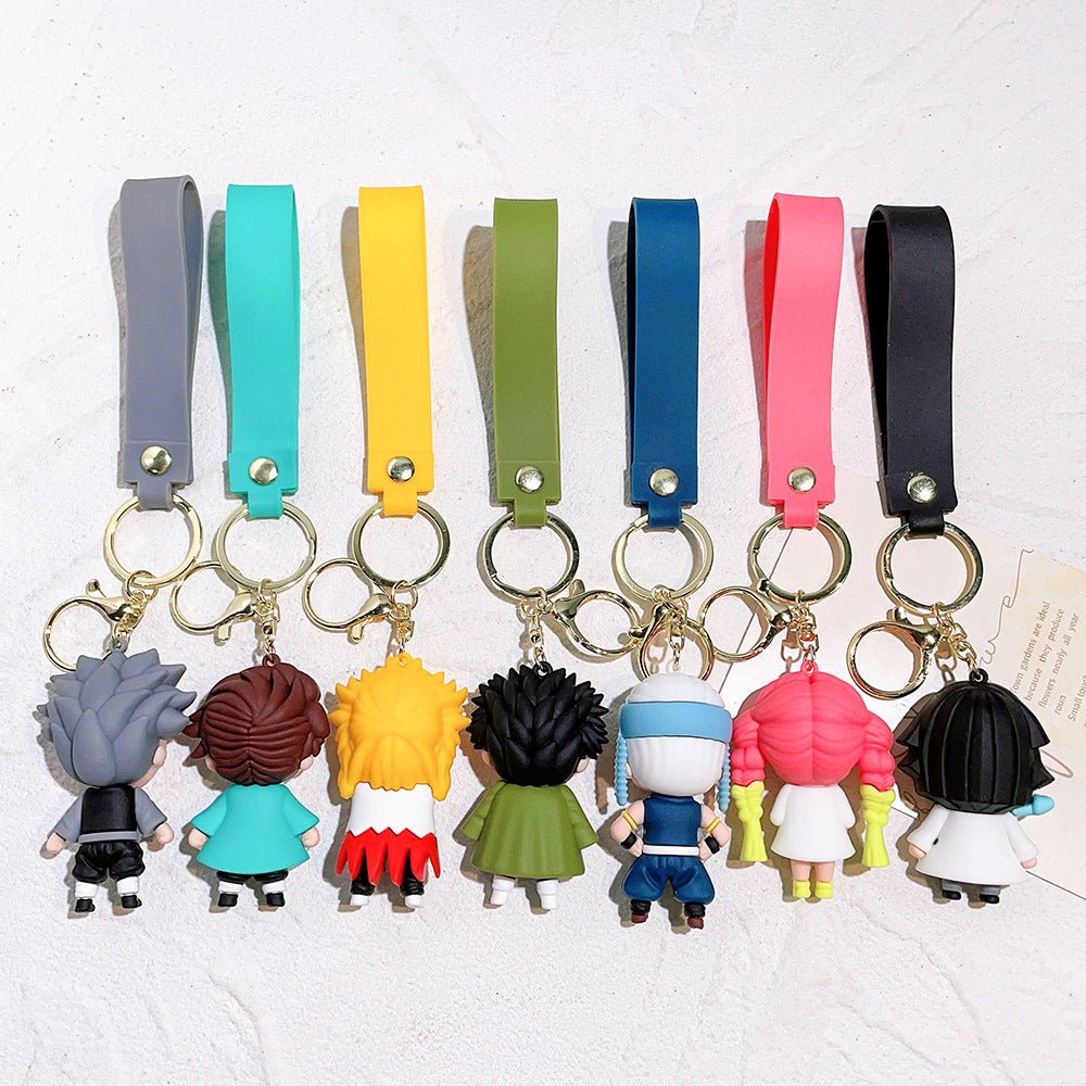 Anime Rubber Demon Slayer Keychain - The Truth Graphics